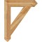 Ekena Millwork Traditional Arts & Crafts Rough Sawn Bracket, Western Red Cedar, 6"W x 32"D x 40"H BKT06X32X40TRA03RWR - alternate 3